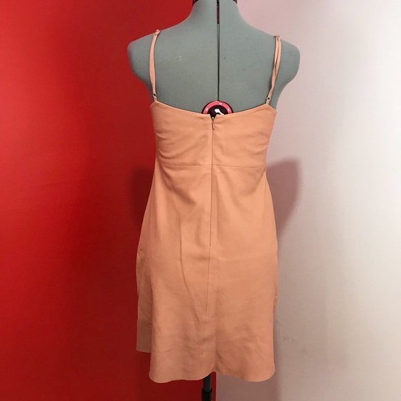 NWT Free People Shell Pink Leather Mini Dress - Picture 8 of 8